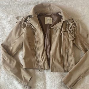Abercrombie & Fitch Suede Fringe Jacket